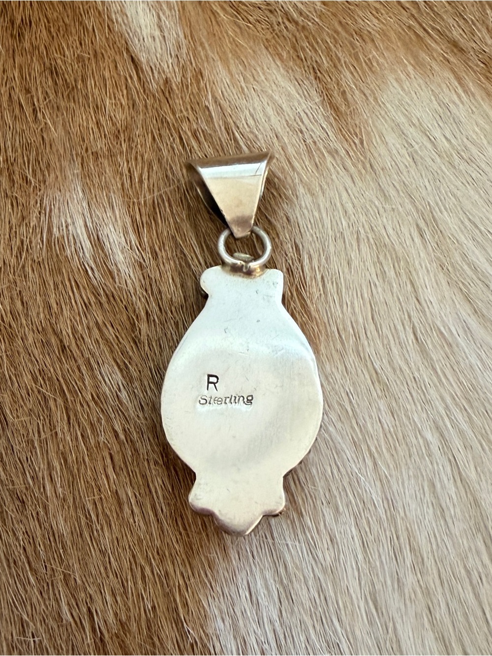 ❤️ Signed Navajo Robert Martinez Lapis Lazuli Sterling Statement Unisex Pendant - Picture 7 of 12